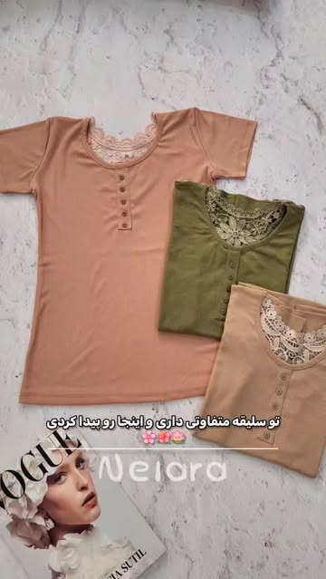 تیشرت پشت گیپوری جنس کبریتی درجه یک با کشسانی بالا سایز ۴۸