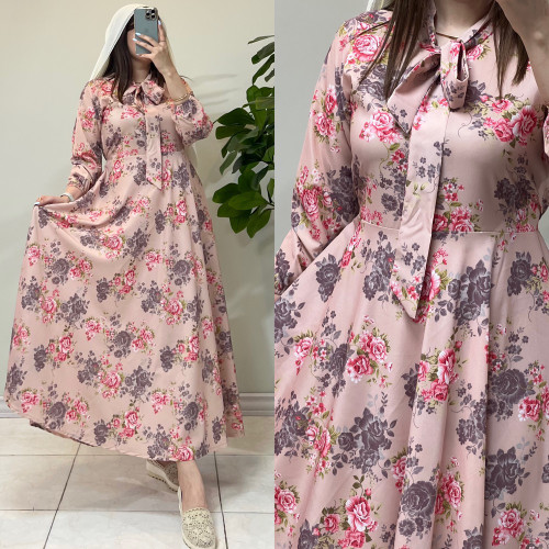 پیراهن فلور کراواتی